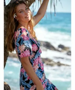 Roxy Closer Love Printed Dress Dresses