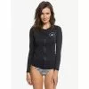 Roxy Essentials Long Sleeve Zip Rashguard