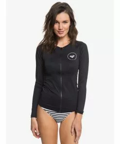 Roxy Essentials Long Sleeve Zip Rashguard