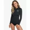 Roxy Essentials Long Sleeve Hooded Zip Rashguard