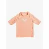 Roxy Girls Whole Hearted Short Sleeve Rashguard 1 Roxy Girls Whole Hearted Short Sleeve Rashguard