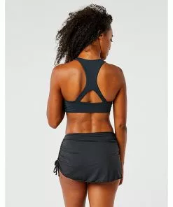 Carve Hoku Swim Skirt- Black Missy Swimwear