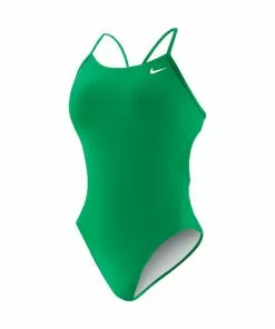 Nike Female Solid Cutout Poly Swimwear