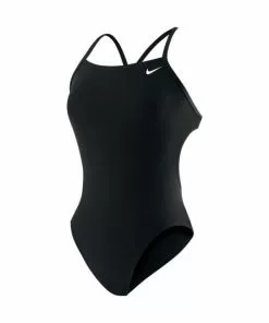 Nike Female Solid Cutout Poly Swimwear