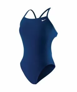 Nike Female Solid Cutout Poly Swimwear