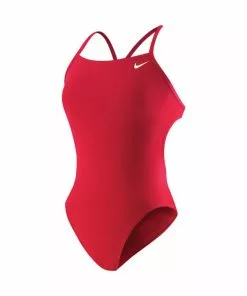 Nike Female Solid Cutout Poly Swimwear