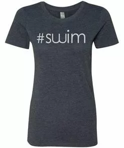 MI Sports #Swim Ladies Tri Blend Tee Clothing