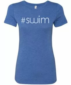 MI Sports #Swim Ladies Tri Blend Tee Clothing