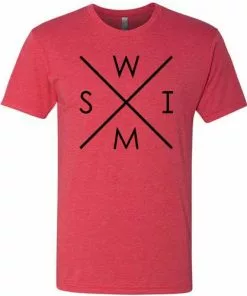 MI Sports Girls Compass Swim Tri Blend T-Shirt