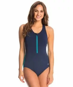 Dolfin Aquashape Zip-Front Racerback