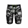 Q Swimwear White Skull Jammer