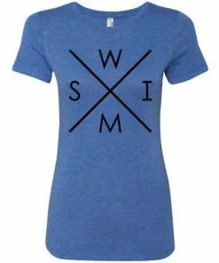 MI Sports Swim Compass Ladies Tri Blend 38 MI Sports Swim Compass Ladies Tri Blend