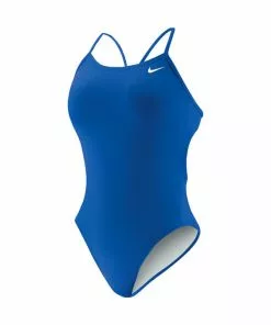 Nike Female Solid Cutout Poly Swimwear