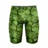 Q Swimwear Green Skulls Jammer