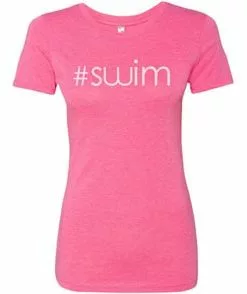 MI Sports #Swim Ladies Tri Blend Tee Clothing