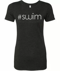 MI Sports #Swim Ladies Tri Blend Tee Clothing