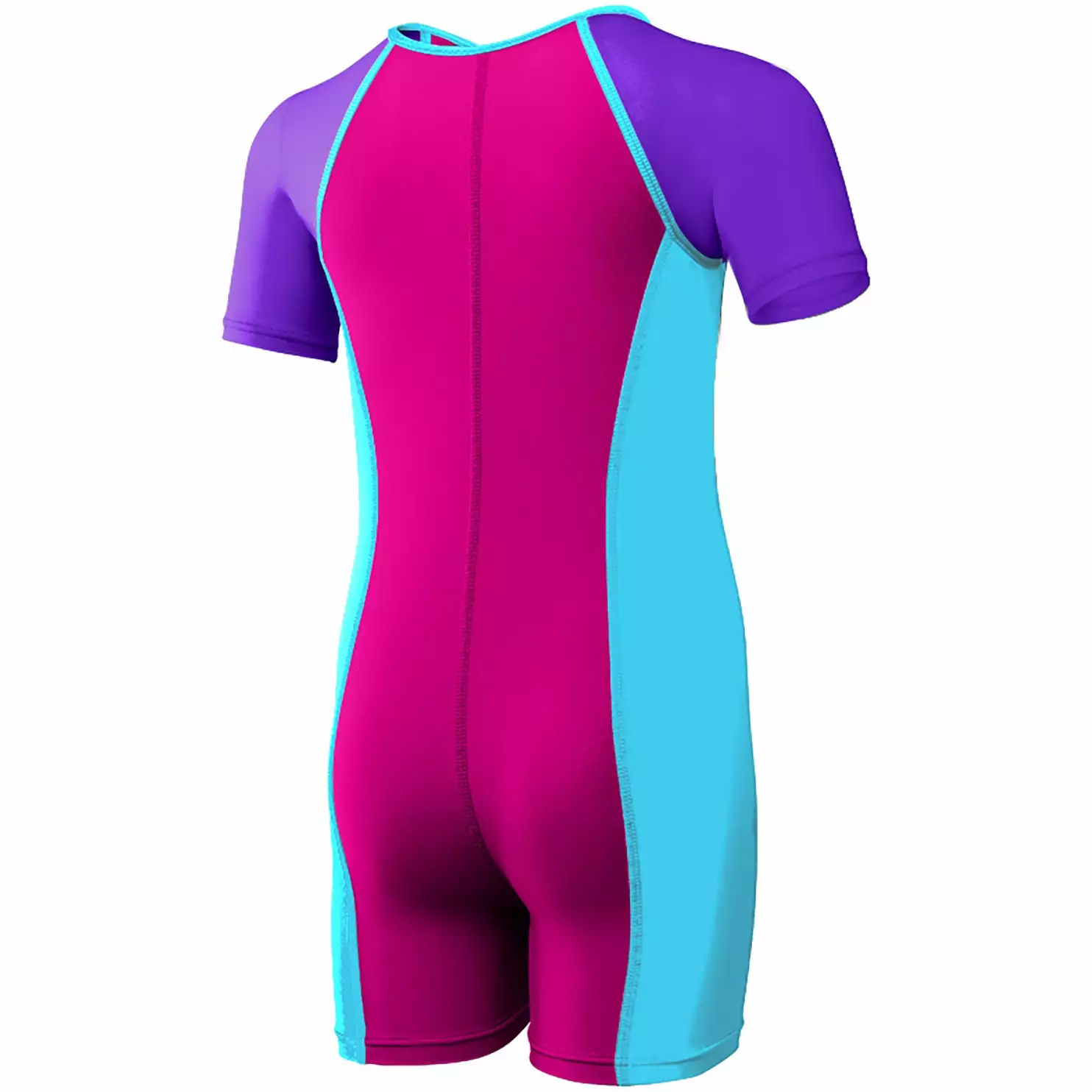 TYR Girls Solid Thermal Suit- Purple/Pink 4 TYR Girls Solid Thermal Suit- Purple/Pink