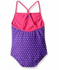 Speedo Girls Diamond Geo Splice One Piece
