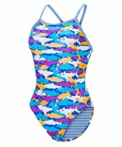 Dolfin Uglies Sharkonator V-2 Back Women's 1-Piece 8 Dolfin Uglies Sharkonator V-2 Back Women's 1-Piece