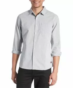 Clothing Vissla Woodshop Long Sleeve Woven Men's Shirt